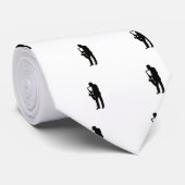 "Saxophon-Spieler" Geschenke und -produkte Krawatte (Gerollt)