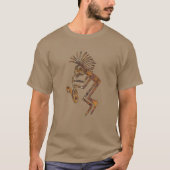 Saxophon-Spieler-Petroglyphe T-Shirt (Vorderseite)