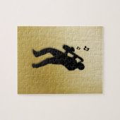 Saxophon-Spieler Puzzle (Horizontal)