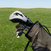 Saxophon-Spieler-Silber Golf Headcover (In SItu)