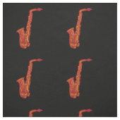 Saxophon Stoff (Muster)