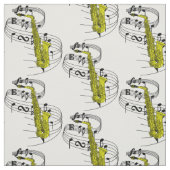 Saxophon Stoff (Muster)
