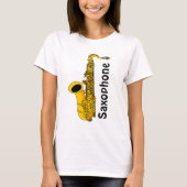 Saxophon T-Shirt (Vorderseite)
