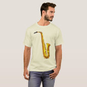 Saxophon T-Shirt (Vorne ganz)