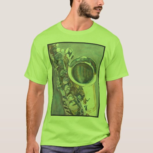 Saxophon T-Shirt (Vorderseite)