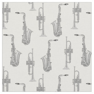 Saxophon Trumpet Musician Jazz Music Stoff