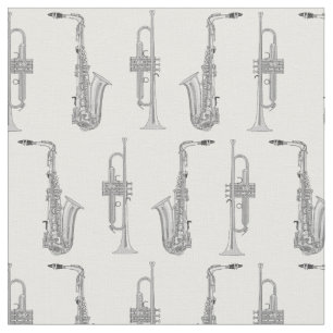 Saxophon Trumpet Musician Jazz Music Stoff