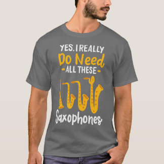 Saxophon Typen 3 T-Shirt