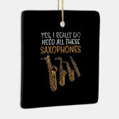 Saxophon-Typen Keramikornament (Rechts)