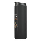 Saxophon-Typen Thermosbecher (Nach rechts gedreht)