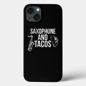 Saxophon und Tacos Funny Taco Band Case-Mate iPhone Hülle (Rückseite)