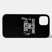 Saxophon und Tacos Funny Taco Band  Case-Mate iPhone Hülle (Rückseite (Horizontal))