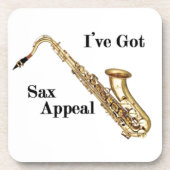 Saxophon Untersetzer (Vorderseite)