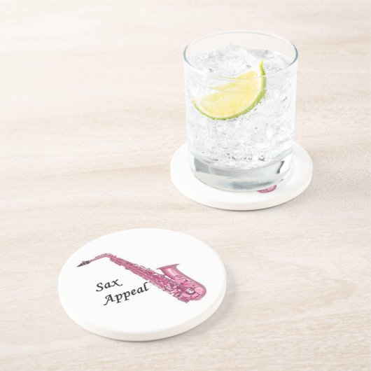 Saxophon-Untersetzer Getränkeuntersetzer (Seite)