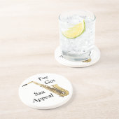 Saxophon-Untersetzer Getränkeuntersetzer (Seite)