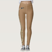 Saxophon Vector Art Leggings (Vorderseite)