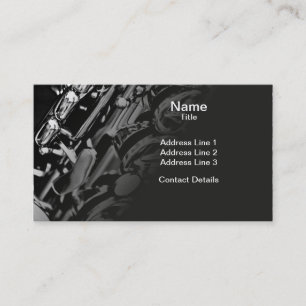 Saxophon Visitenkarte