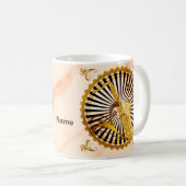 Saxophon Wirbel Kaffeetasse (VorderseiteRechts)