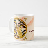 Saxophon Wirbel Kaffeetasse (Vorderseite Links)