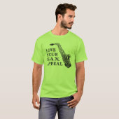 Saxophonberufung T-Shirt (Vorne ganz)