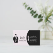 Saxophone Business Card Visitenkarte (Stehend Vorderseite)