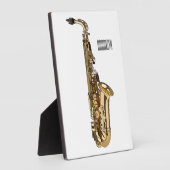 Saxophone Cartoon Illustration Fotoplatte (Seite)