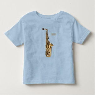 Saxophone Cartoon Illustration Kleinkind T-shirt