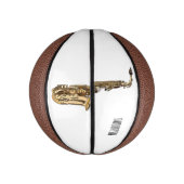 Saxophone Cartoon Illustration Mini Basketball (Vertikal)
