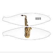 Saxophone Cartoon Illustration Mini Basketball (Panele)