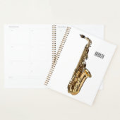 Saxophone Cartoon Illustration Planer (Anzeige)