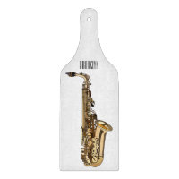 Saxophone Cartoon Illustration