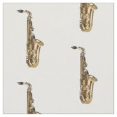 Saxophone Cartoon Illustration Stoff (Nahaufnahme)