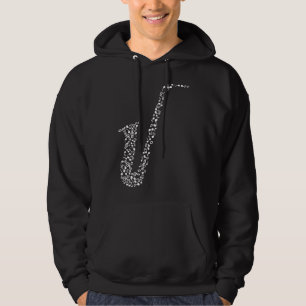 Saxophone Day Jazz Orchestra Instrumentenmusik Hoodie