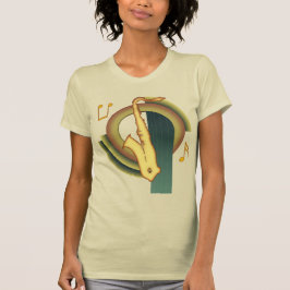 Saxophone-Deko T-Shirt