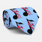 Saxophone, der Mann-Krawattenentwurf spielt Krawatte (Gerollt)