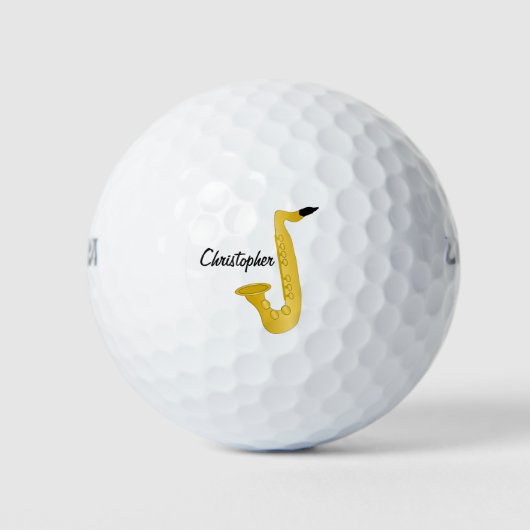 Saxophone Design Golfball (Vorderseite)