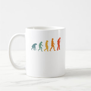 Saxophone Evolution Retro Saxophonist Kaffeetasse