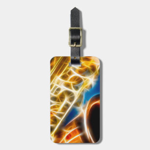 Saxophone - Fraktal Gepäckanhänger