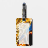 Saxophone - Fraktal Gepäckanhänger (Rückseite vertikal)