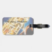 Saxophone - Fraktal Gepäckanhänger (Rückseite horizontal)