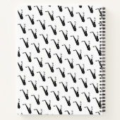 Saxophone Fun Musiknoten Personalisiert White Notizblock (Rückseite)