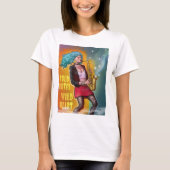 Saxophone Girl - Bold Notes, Wild Heart T - Shirt (Vorderseite)