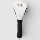 Saxophone Golf Head Cover Headcover (Vorderseite)