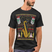 Saxophone-hässlicher T-Shirt (Vorderseite)