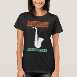 Saxophone im Leben Saxophon T-Shirt