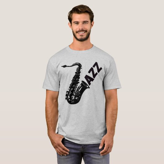 Saxophone Jazz, Saxophone Player T-Shirt (Vorne ganz)