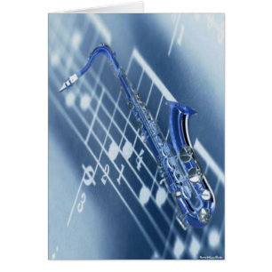 Saxophone-Karte