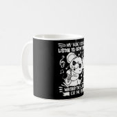 Saxophone Koala Jazz Saxophone Player Kaffeetasse (Vorderseite Links)