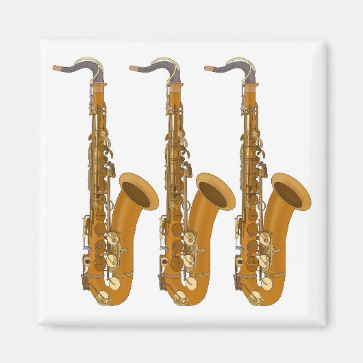 Saxophone Magnet (Vorne)