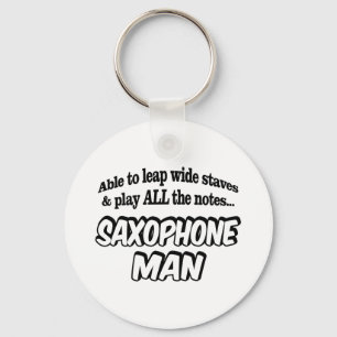 Saxophone Man - Music Superhero Schlüsselanhänger